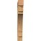 Ekena Millwork Merced Block Rough Sawn Bracket, Western Red Cedar, 6"W x 40"D x 48"H BKT06X40X48MRC05RWR - alternate 3
